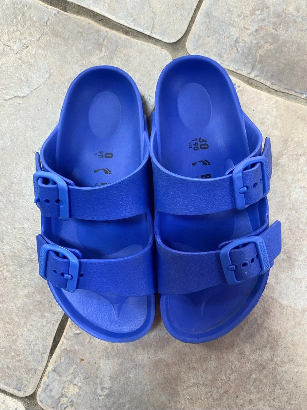 Kids Blue Birkenstock sandals